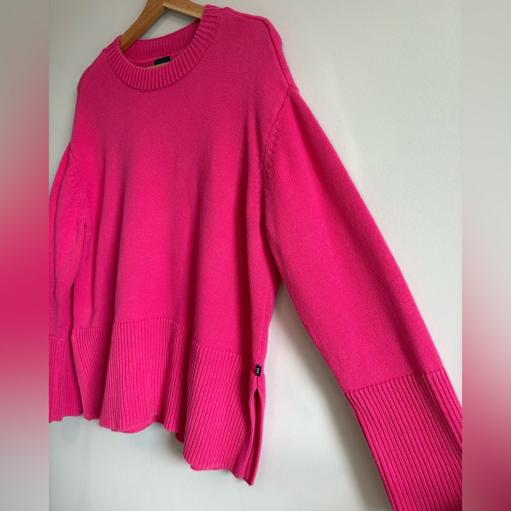 GAP Relaxed Cotton Crewneck Sweater | Size Large - Picture 3 of 6